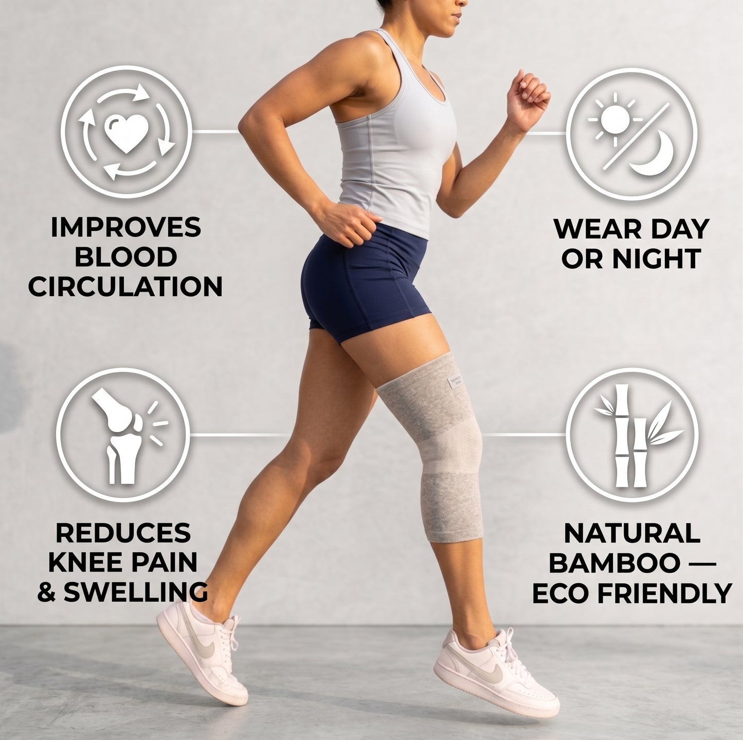 KneeFlex Bamboo Sleeve